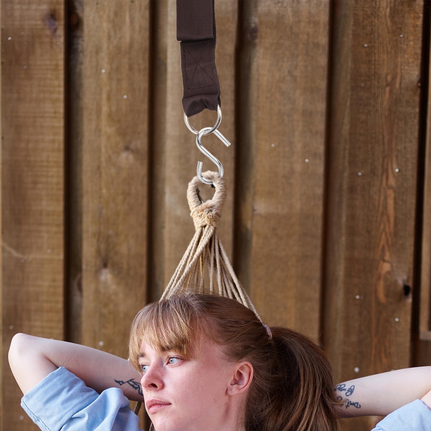 TAILTOSS 2 Hammock Suspension Straps Nylon for Tree Branch Hanging 112.0x1.97x0.08in