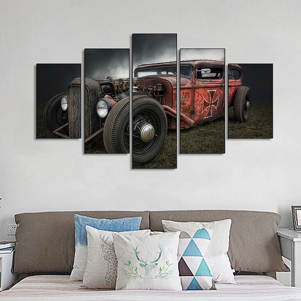 Five-piece Combination Artistic Home Decorative Painting