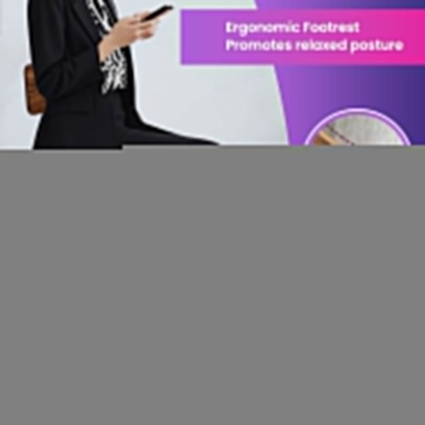 LEDREM Bar Stools Set of 2, Counter Height Barstools with Backrest & Footrest, 28.7" Sturdy Steel Frame, Ergonomic Design for Kitchen,Dining,Bar, Rustic Brown & Black