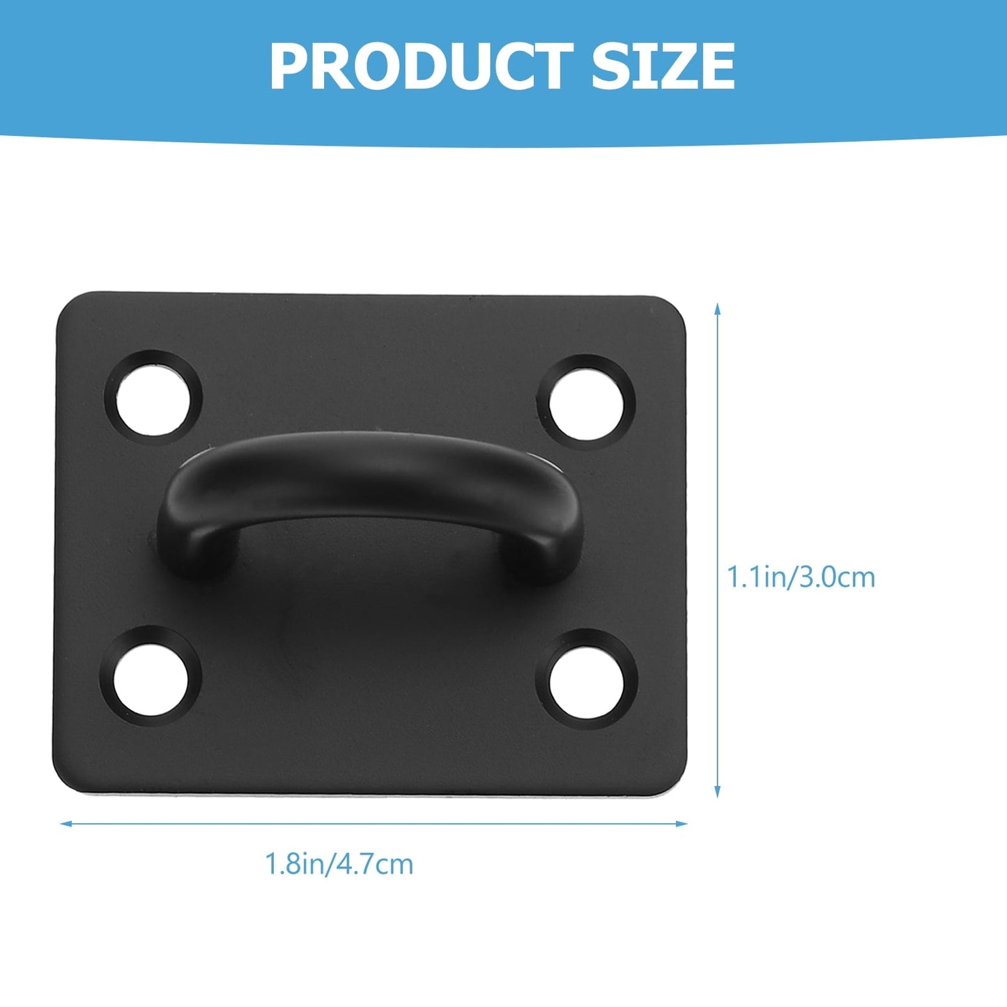 TEHAUX 1set Shaped Heavy Duty Hook Kit Hammock Hangers Includes Hooks Screws Expansion Plugs Easy To Install For Use