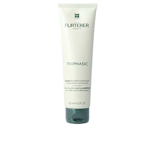 Rene Furterer Triphasic Texturizing Conditioner - Strengthens Hair and Increases Volume for Men and Women with Thinning Hair - Plant-Based Formula - Sulfate, Paraben, Silicone-Free - 5 fl. oz.