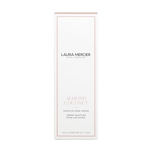 Laura Mercier Soufflé Hand Cream, 24HR Hydration, Nourishes and Repairs, Instantly Moisturizes and Improves Skin Texture, Infused with Shea, Mango, and Cocoa Butters, Mother's Day Gift