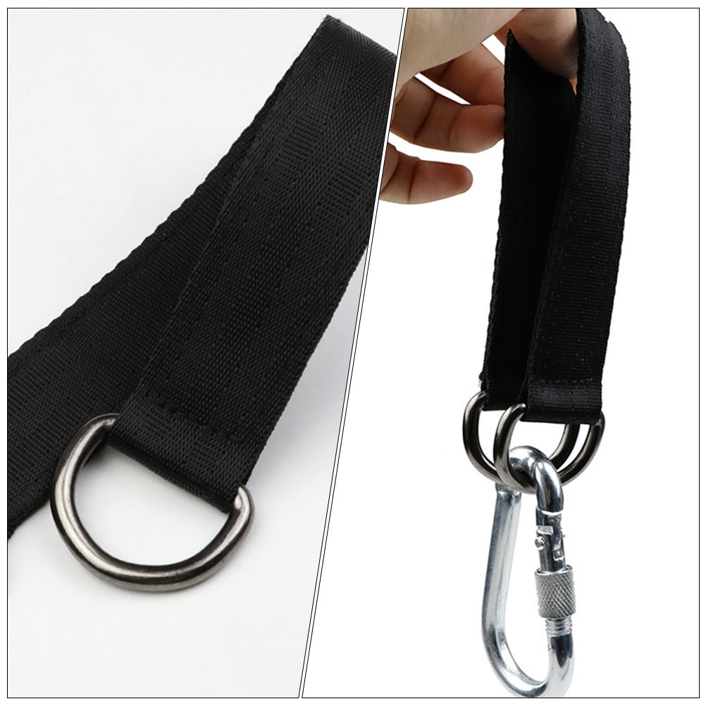 TINKSKY 6Pcs Tree Hanging Strap Black Outdoor Accessory for Camping