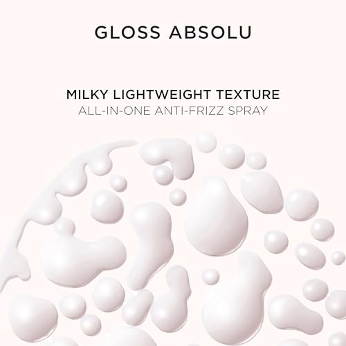 Kerastase Gloss Absolu Anti-Frizz Glaze Milk - Instantly Detangles, Hydrates & Smooths, Eases Blow-Dry, Absorbs Frizz & Fly-Aways, Protects from Heat & Humidity, For Long Hair