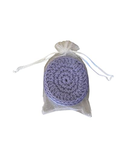 Crocheted Cotton Reusable Face Pads - 100% cotton - Makeup Remover Pads - set of 7 - One for Every Day of the Week - Stocking Stuffer