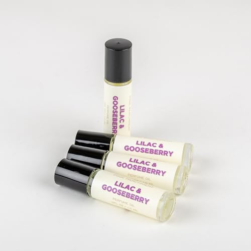 Lilac and Gooseberry Perfume Oil - .3 oz Rollerball Perfume | Phthalate Free | Perfume For Women
