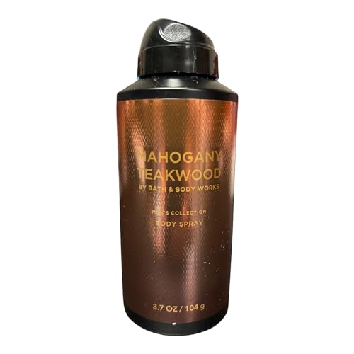 Generic Bath and Body Works Men's Collection Body Spray Cologne Mist MAHOGANY TEAKWOOD 3.7 oz, 4 Ounce (Pack of 1)