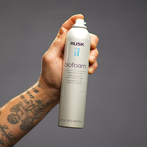 RUSK Designer Collection Blofoam Extreme Texture and Root Lifter, Spray-On Texturizing Foam, 8.8 oz