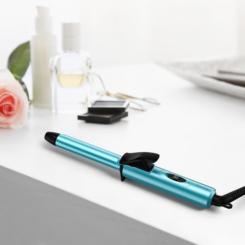 Travel Size Mini Curling Iron, Dual Voltage 1/2 Inch Ceramic Mini Hair Curler for Short Hair, Infused with Keratin & Argan Oil, Travel Curling Iron with Storage Bag