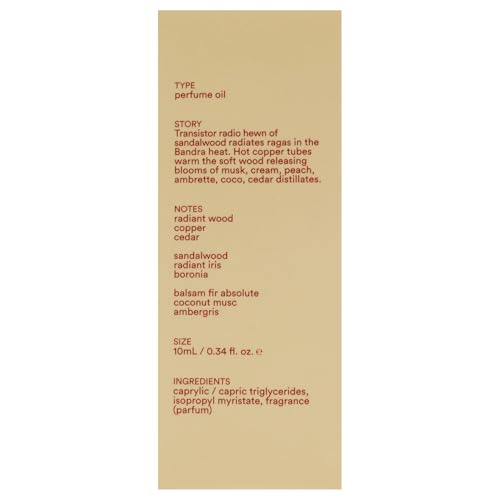 DS & Durga Radio Bombay Pocket Perfume for Unisex - 0.3 oz Perfume Spray