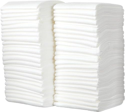 ForPro Professional Collection Premium Disposable Bath Towels, Salon & Spa Towels for Hair, Face, Body, Extra Large (15" x 31.5"), White, 50-Count