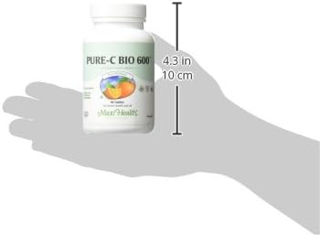 Maxi Health Pure-C-Bio 600 - with Bioflavonoids - Immune & Capillary Support - 90 Tablets - Kosher