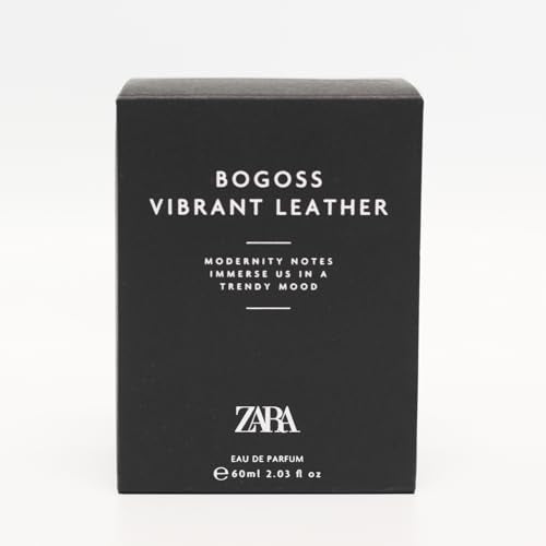 Zara Bogoss Vibrant Leather EDP Eau De Parfum Cologne for Men 60 ML (2.03 FL. OZ)