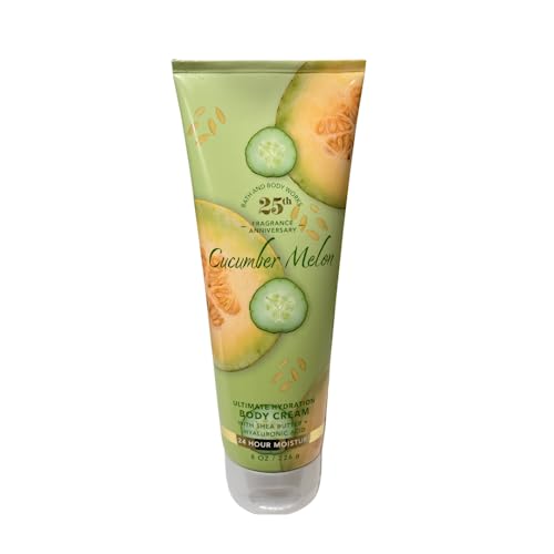 Bath & Body Works Cucumber Melon Fine Fragrance Mist 8oz and Body Cream 8oz