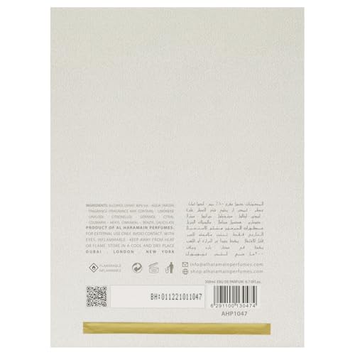Al Haramain Amber Oud White Edition Eau De Parfum Spray for Unisex 6.7 Ounce