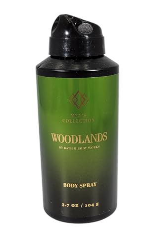 Bath and Body Works Woodlands Men's Deodorizing Body Spray 3.7 Ounce (Woodlands)