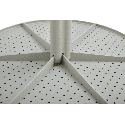 3 Piece Plastic Arm Chair Bistro Grs Premium Ocean Plastic, Light Grey