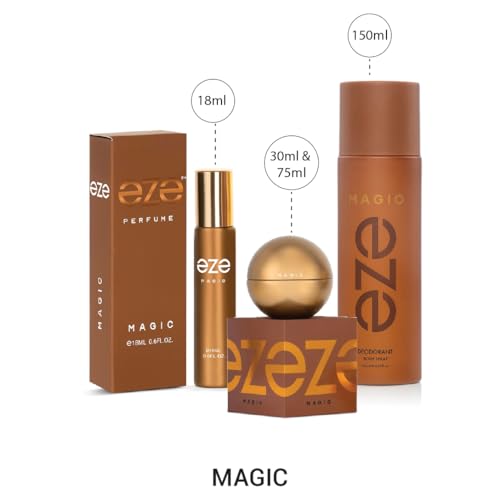 Eze Elevate Range Magic Perfume For Men - 18ml | Luxury Perfume with Long Lasting Fragrance | Perfect for Work, Events & Special Occasions | Gift for Him | Captivating Scent | EDP