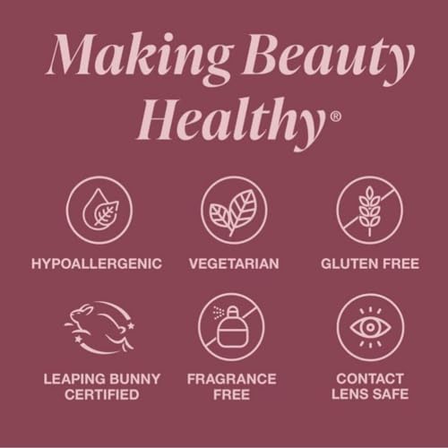 Mineral Fusion Lip Gloss + Mascara Makeup Kit, Natural Beauty Eye & Lip Duo, So Classy Voluminous Mascara in Jet Black & Shiny, Nourishing Pale Pink Lip Gloss, 2 Piece Make Up Gift Set for Women