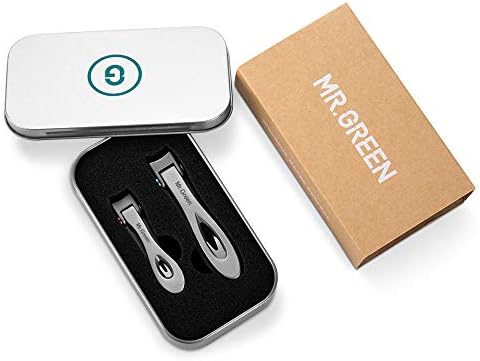 MR.GREEN Nail Clippers, Ultra Wide Jaw Opening Toenail Clipper for Thick Nails Heavy Duty Stainless Steel Fingernail Clippers for Seniors (Mr-1224plus)