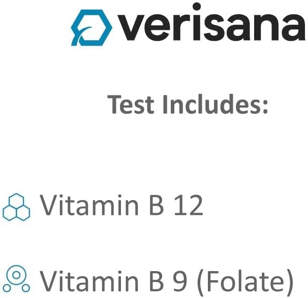 Verisana B Vitamins Test – Determine Your Vitamin B9 and B12 Values Easily & Conveniently from Home –Analysis by CLIA-Certified Lab