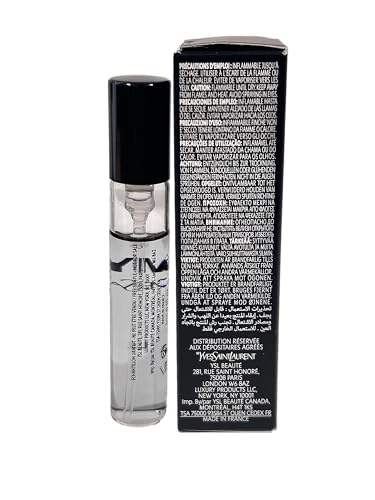 YVES SAINT LAURENT YSL Men MYSLF SPRAY Perfume MINI SMALL TRAVEL SIZE 3 ml / 0.1 Fl oz, Black