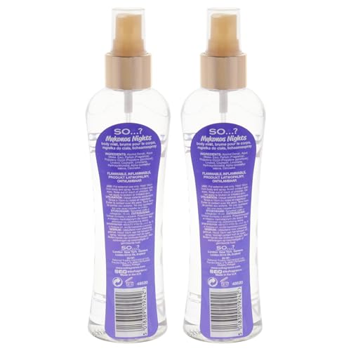 So...? Mykonos Nights Body Mist for Women - 6.9 oz Body Mist - Pack of 2