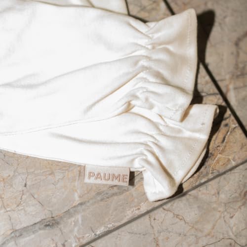 PAUME Overnight Hydration Gloves, 100% Organic Cotton, Ideal for Dry and Cracked Hands, Deliver Healing and Moisturizing Benefits, 1 Pair