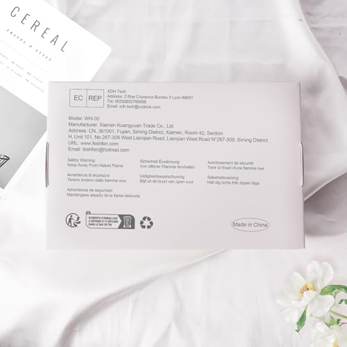 FESHFEN Blonde Wigs with Bangs, Synthetic Natural Looking Light Blonde Long Layered Straight Hair Wig for Women Daily Party Use 18 inch