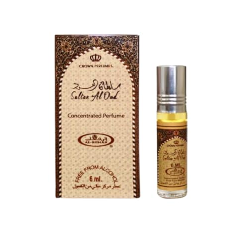 Al-Rehab SULTAN AL OUD Perfume oil attar 6 ml 2 Pack