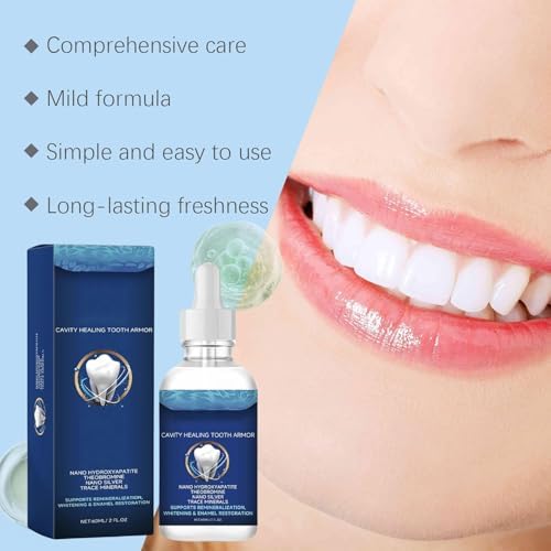 Dentite Cavity Healing Tooth Armor, Dentite Tooth Armor, Dentite Cavity Healing Tooth Armor Liquid, Dentite Cavity Tooth Armor, Helps Keep Gum Heālthy (2pcs) 