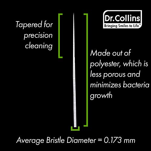 Dr. Collins Perio Toothbrush 3 Pack, (Colors Vary) (Qty. 12, Pack of 4)