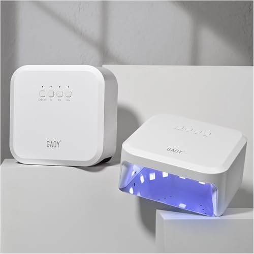 GAOY UV Light for Gel Nails, Professional Nail Dryer with Infrared Sensor and 3 Timers, Fast Curing Lamp for Salon and Manicure Art at Home, White