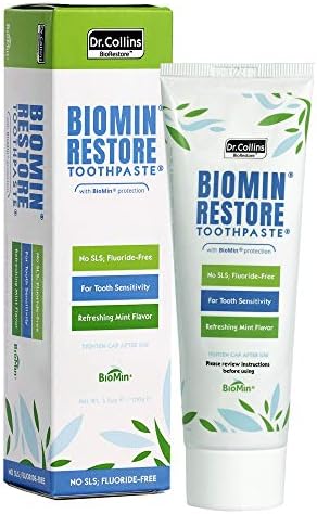 Dr. Collins BioMin Restore Toothpaste for Tooth Sensitivity, 3.5oz (Pack of 2)