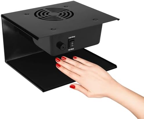 Nail Dryer for Regular Polish, 300W Nail Drying Fan with Hot and Cool Air, Professional Air Nail Dryer for Manicure Salon and Daily Home Use