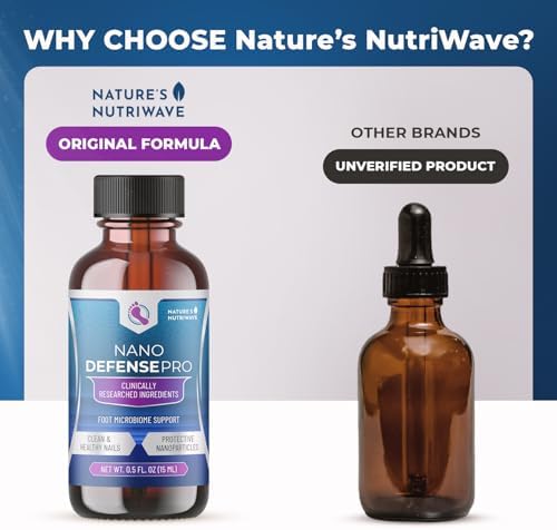 NanoDefense Pro - Original Formulated Toenail Treatment Drops, Extra Strength Nail Repair Solution for Toe Nails, Support healthy Skin & Nails -100% Natural - 1 Month Supply