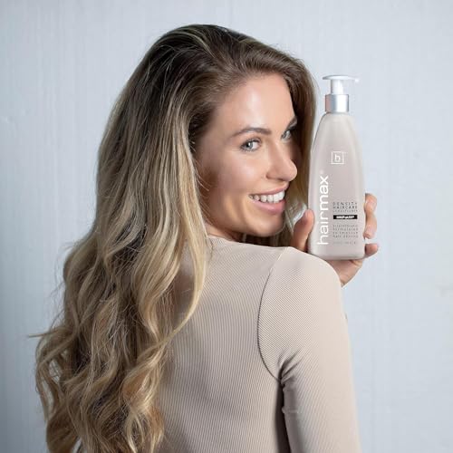 Hairmax Shampoo & Conditioner | Anti Thinning formula | Advanced Hair & Scalp Therapy for Thinning Hair | Cleanses, Hydrates & Strengthens | Sulfate & Paraben-Free | 10 fl oz each
