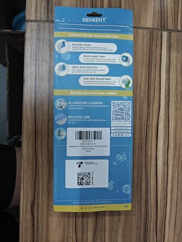 Replacement Toothbrush Heads Compatible with Oral-B Braun, 20 Pcs Professional Electric Toothbrush Brush Heads for Oral B Replacement Head Refill Pro 500/1000/1500/3000/3757/5000/7000/7500/8000