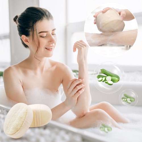 Loofah Exfoliating Sponge,2025 New Reusable Loofah Sponge,Durable Exfoliating Pad for Shower (1 PCS)