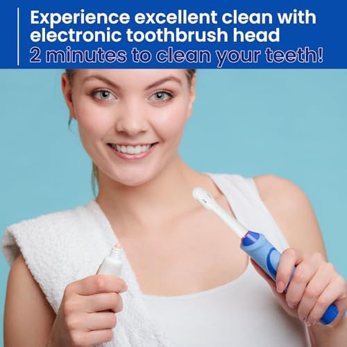 Replacement Brush Heads Compatible with Oral B- Double Clean Design, Double Clean Brush Heads, Compatible with Braun Oral-B Dual Clean Electric Toothbrush (16-Pack)