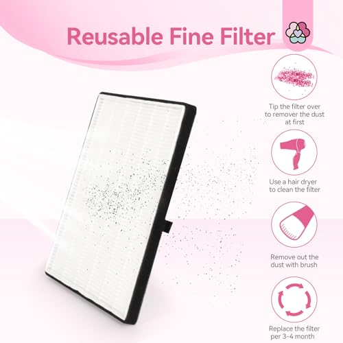 SAVILAND Nail Dust Collector Strong Suction: 60W Dust Collector Nail tech Electric Acrylic Extractor De Polvo De Uñas Profesional Detachable Filter Nail Dust Brush Nail Tech Quiet Nail Salon Home