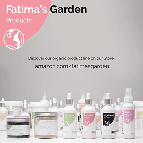 Fatima's Garden Exfoliating Kessa Gloves - Natural Spa Scrubbers, Black (3 Gloves)