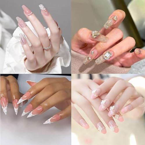 Nail Glue,Super Strong & Long-Lasting Nail Glue for Broken Acrylic Nails Press on Nails,Professional Ultra Quick Adhesive for Nail Art Supplies,0.07OZ/PCS(80PCS)