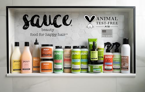 SAUCE BEAUTY Hair Mask, Honey Chia Smoothing Curl Mask for Dry Hair (10.5 Fl Oz) Hydrating, Anti Frizz Softener with Shea Butter, Honey & Chia for Naturally Curly, Wavy & Coily Hair Care