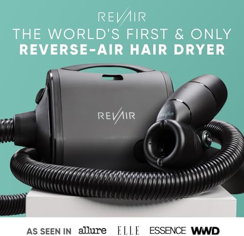 RevAir Reverse-Air Hair Dryer - Starter Pack - Includes Fan Favorite Products for Curly, Coily, and Dehydrated Hair I Amazon Exclusive Bundle