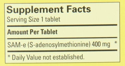 Nature's Made Sam-e Complete 400-mg 36 Tablets (2 Pack)
