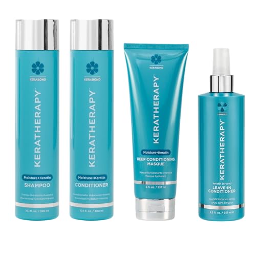 Keratherapy Keratin Infused Deep Conditioning Masque, 8 fl. oz., 237 ml - Moisturizing & Hydrating Hair Treatment with Kerabond, Jojoba, Nettle Root Extract, Wheat Oil, & Persian Walnut