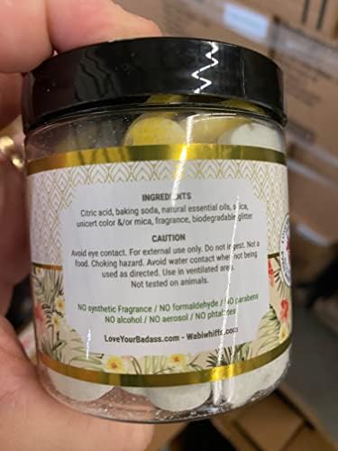 Fizzing Toilet Bombs – Bling | Natural Bathroom Deodorizer | Odor Eliminator Tablets for Freshness & Cleanliness | Eco-Friendly Septic Safe Tablets | 60 Count |