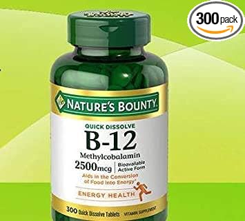 Nature's Bounty B-12 2500mcg, 300 Tabs