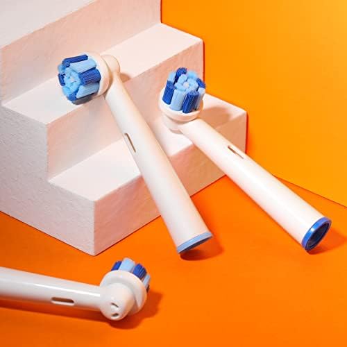 Replacement Toothbrush Heads | Compatible with All Oral-B Braun Handles (Except iO and Sonic) | Electric Toothbrush Round Brush Heads Refill Pro 500/1000/1500/3000/3757/5000/7000/7500/8000/R2, 5 Count